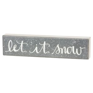 Let it Snow Box Sign